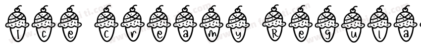 Ice Creamy Regular字体转换